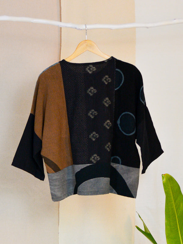 Batik Patchwork Pullover