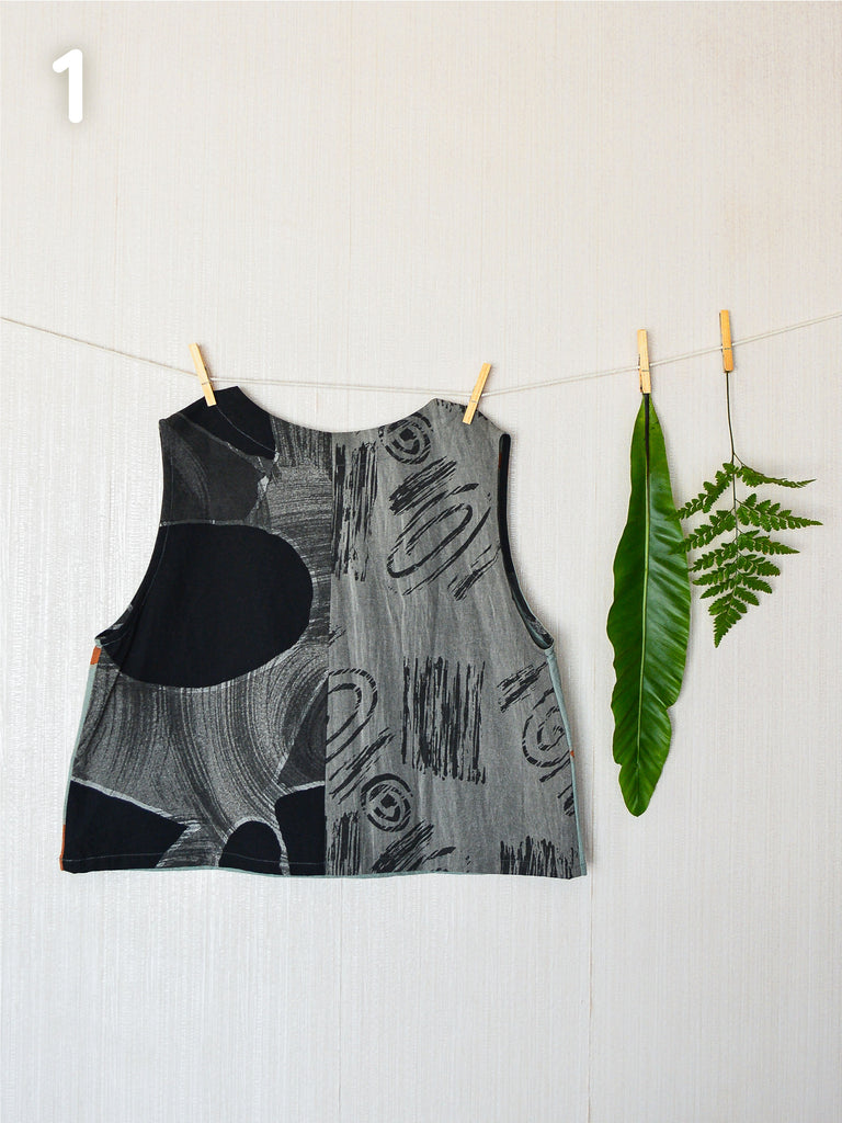 Scoop Neck Top - Batik