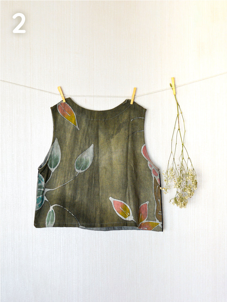 Batik Top: Scoop Neck