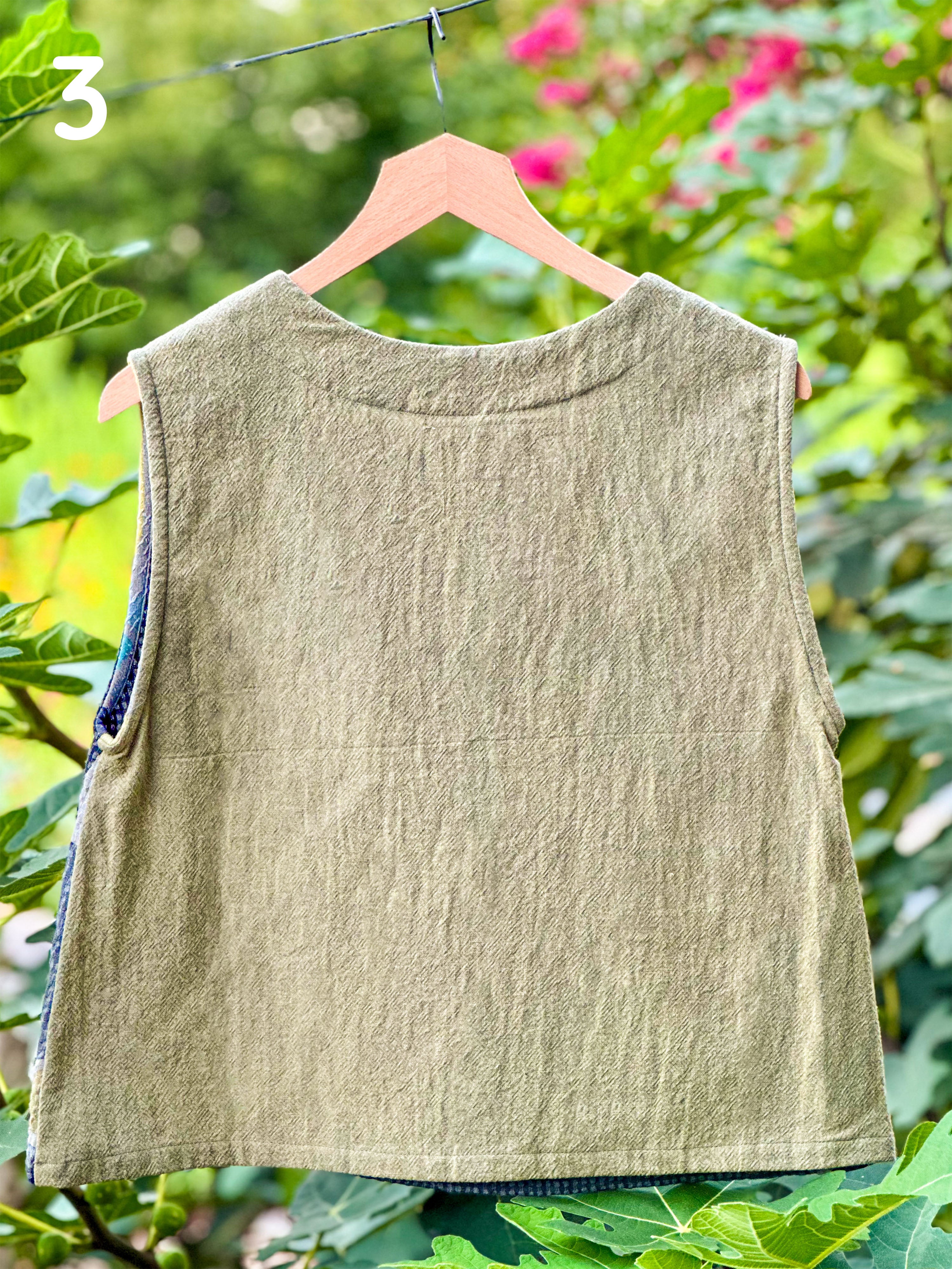 Scoop Neck Top - Batik