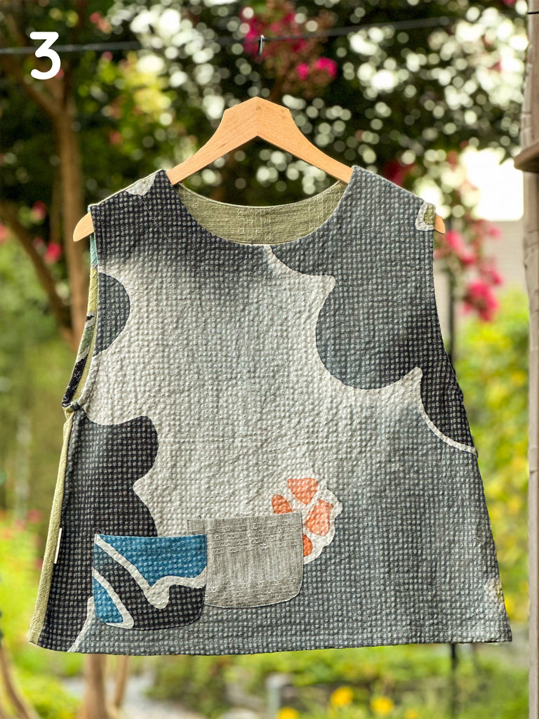 Scoop Neck Top - Batik