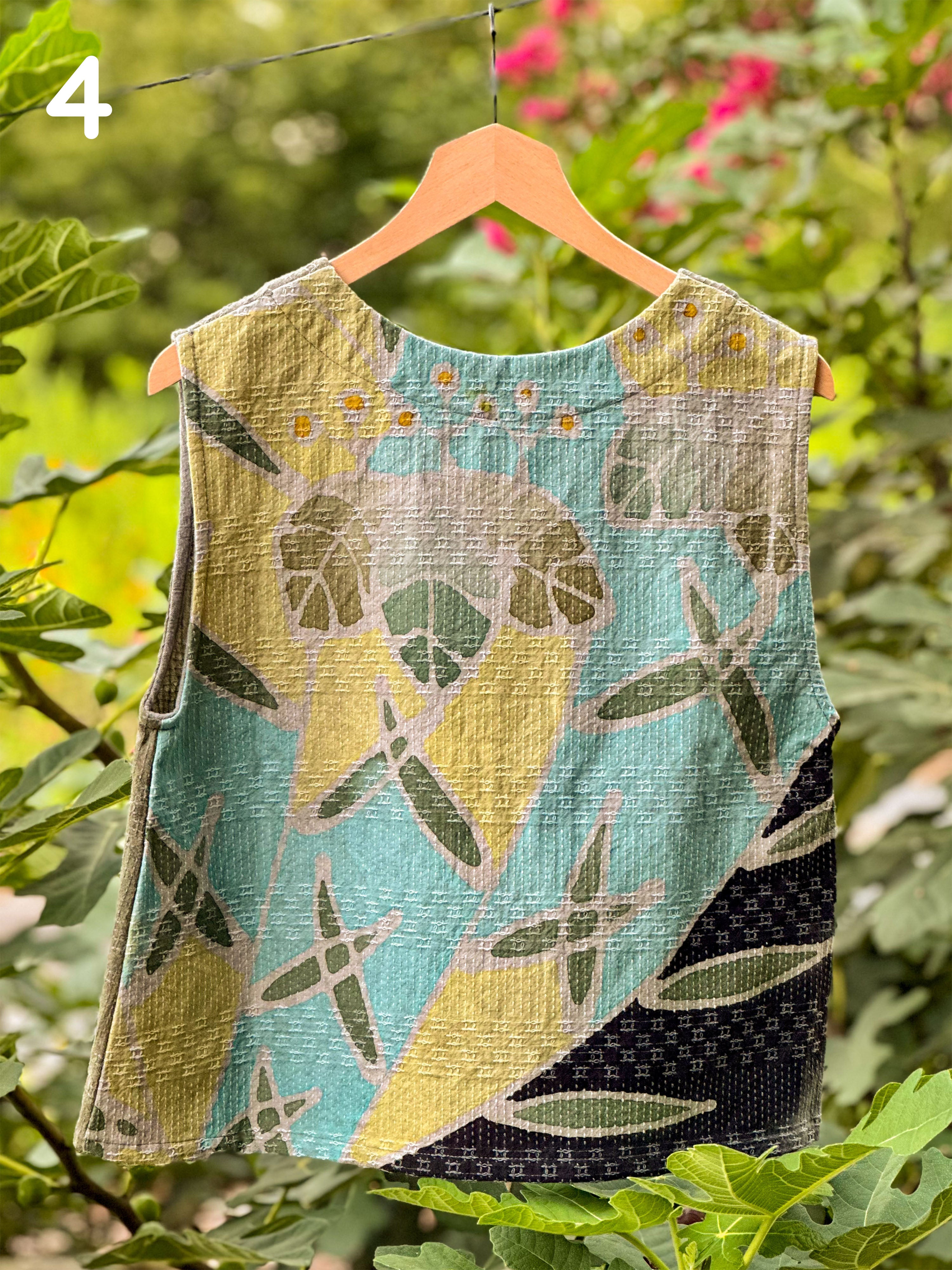 Scoop Neck Top - Batik