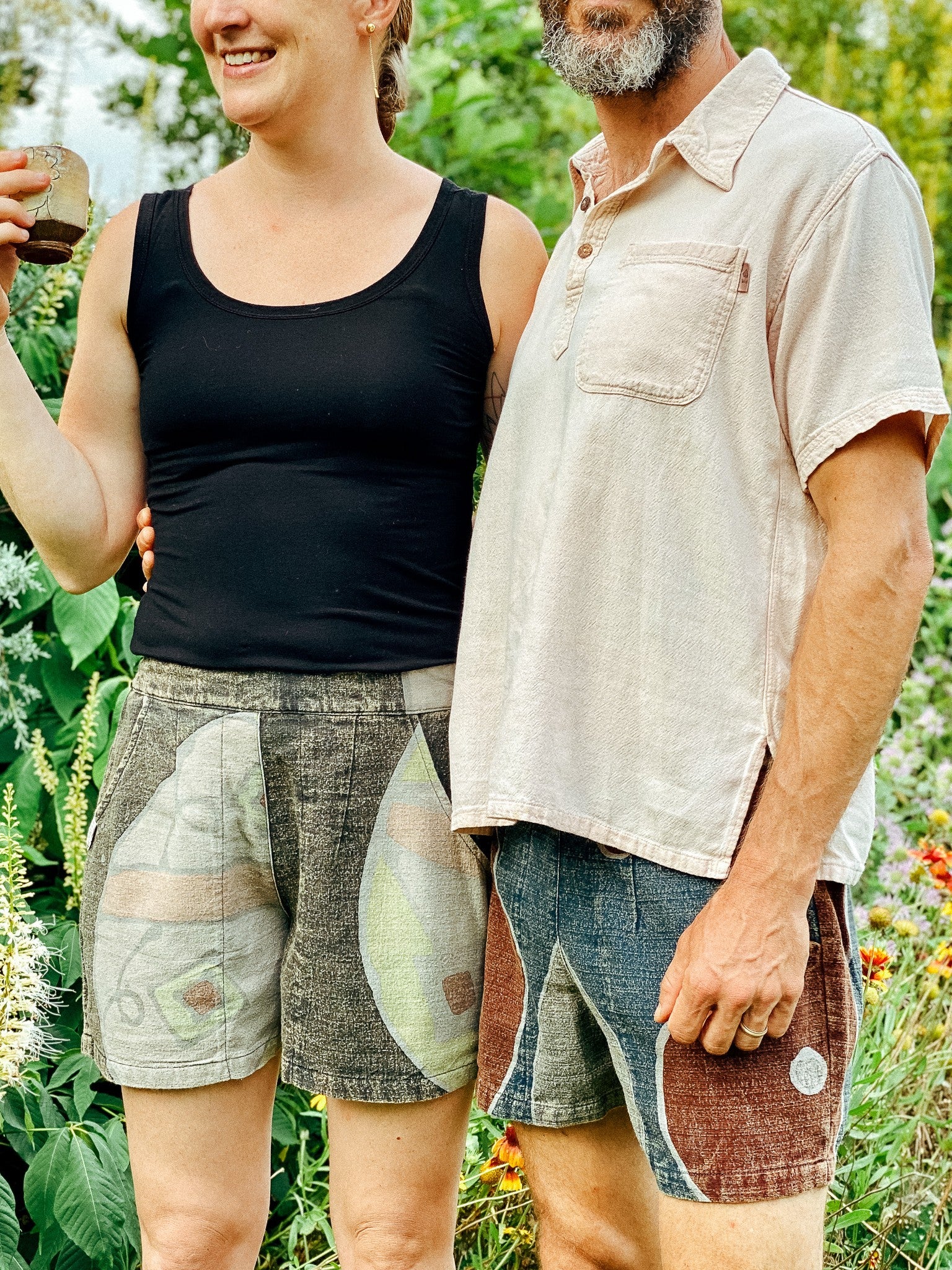 Shorts - Batik Fabric