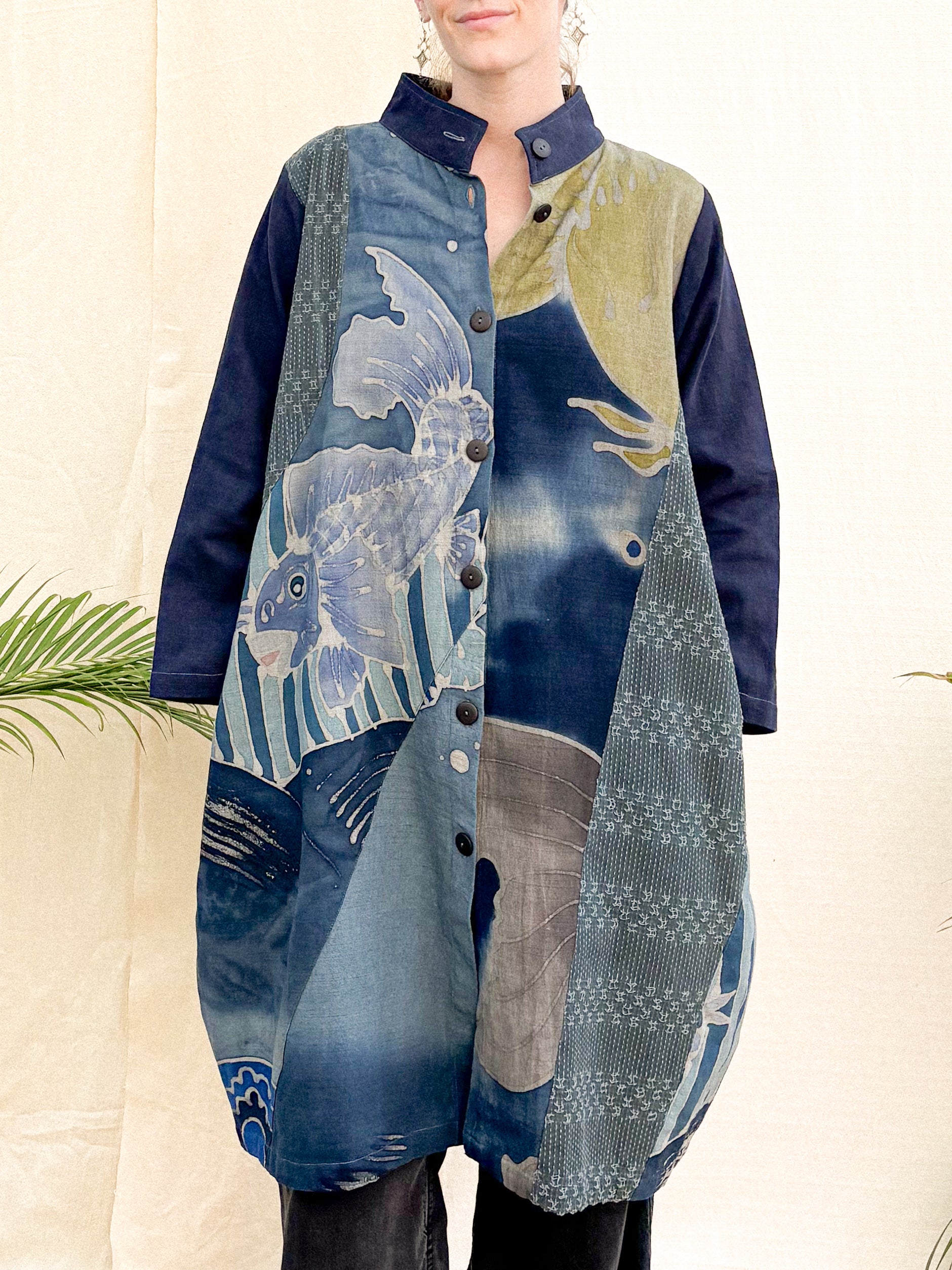 1 of 1 Patchwork Jacket - Batik